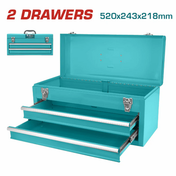 CAJA HERRAMIENTAS 520X243X218MM METALICA INDUSTRIAL SUPER TOTAL (THPTC202)