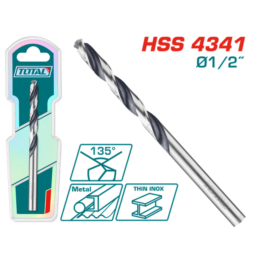 BROCA LAMINA 1/2" INDUSTRIAL SUPER TOTAL