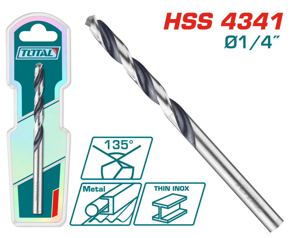 BROCA LAMINA 1/4" INDUSTRIAL SUPER TOTAL