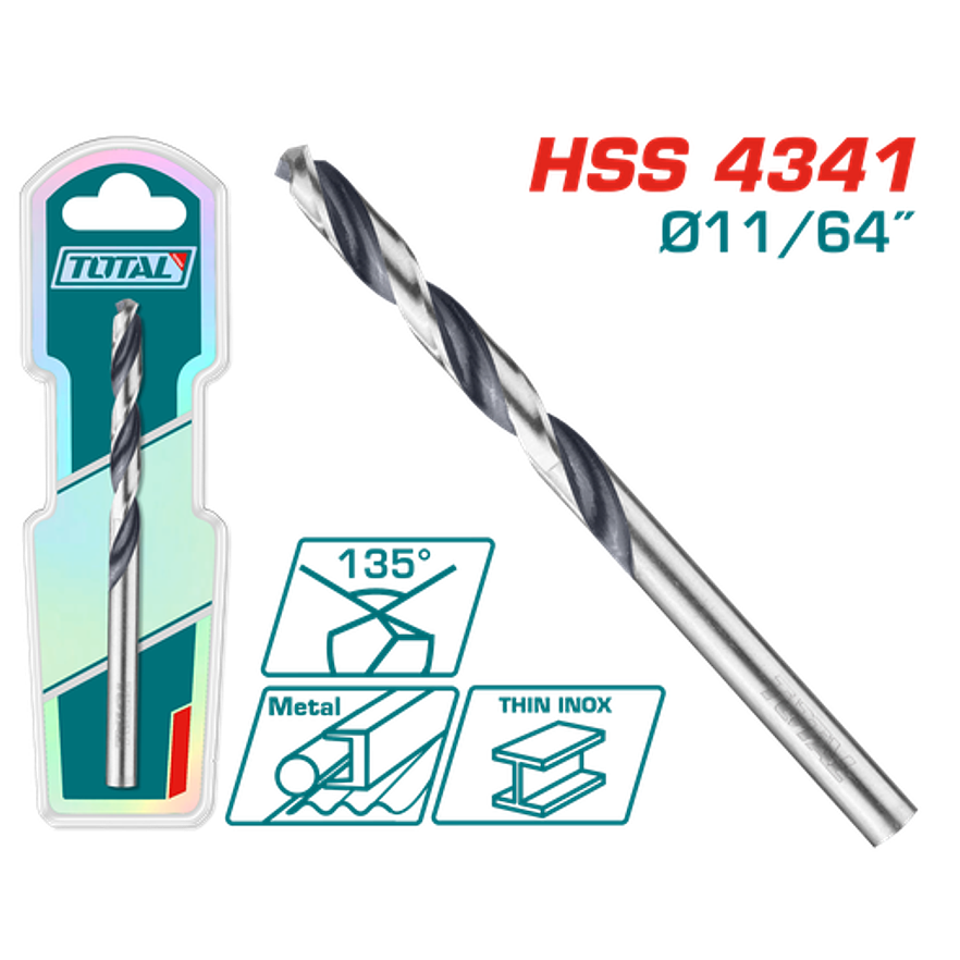 BROCA LAMINA 11/64" INDUSTRIAL SUPER TOTAL