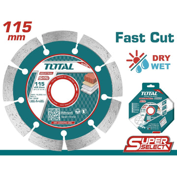DISCO DIAMANTADO SEGMENTADO 4 1/2" INDUSTRIAL SUPER TOTAL