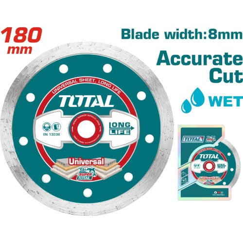 DISCO DE CORTE 7" (180MM ) DIAMANTADO CONTINUO (TOTAL)