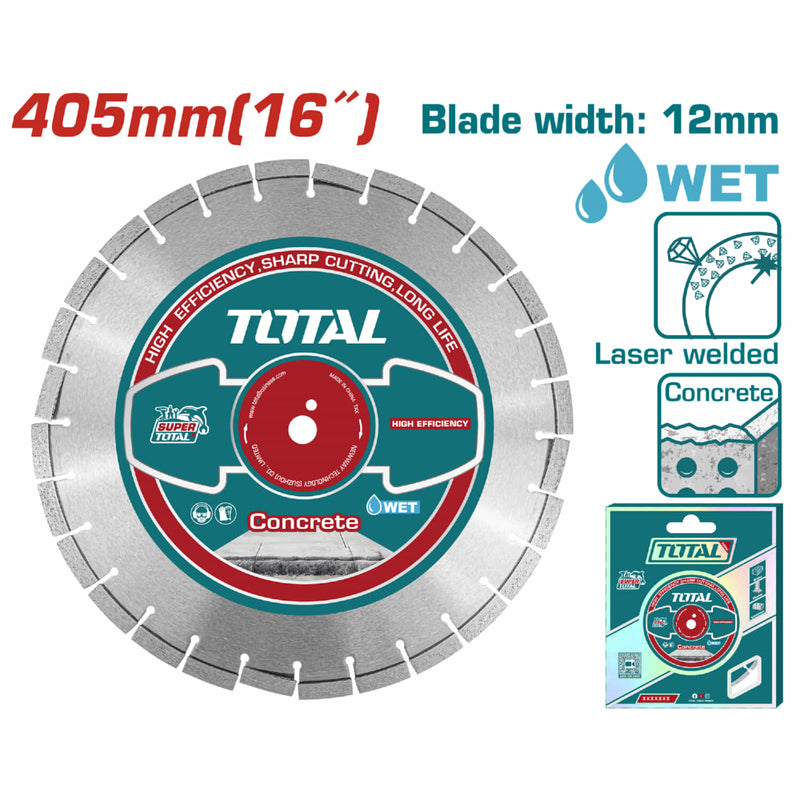 DISCO DIAMANTADO SEGMENTADO 16" PARA USO TP1016-2, TP1016-2EE, INDUSTRIAL SUPER TOTAL (TAC2144053)