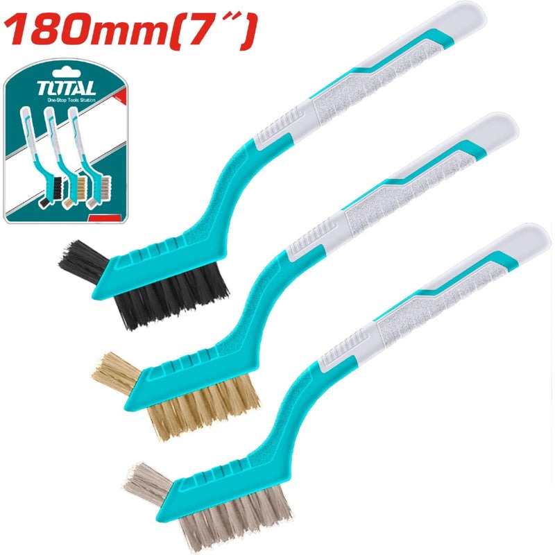 SET DE CEPILLO DE ALAMBRE 7" X 3 PCS SUPER TOTAL