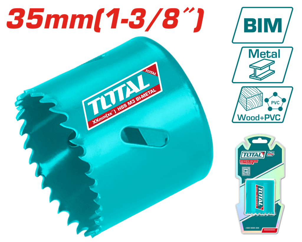 SIERRA COPA BIMETAL 1-3/8" (35MM) SUPER TOTAL