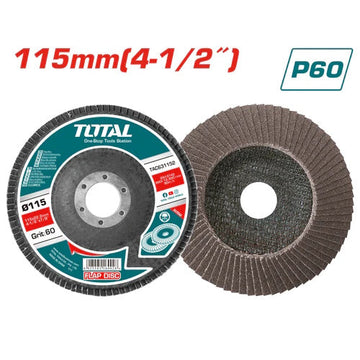 DISCO (4-1/2") FLAP P60 115x22.2MM (TOTAL)