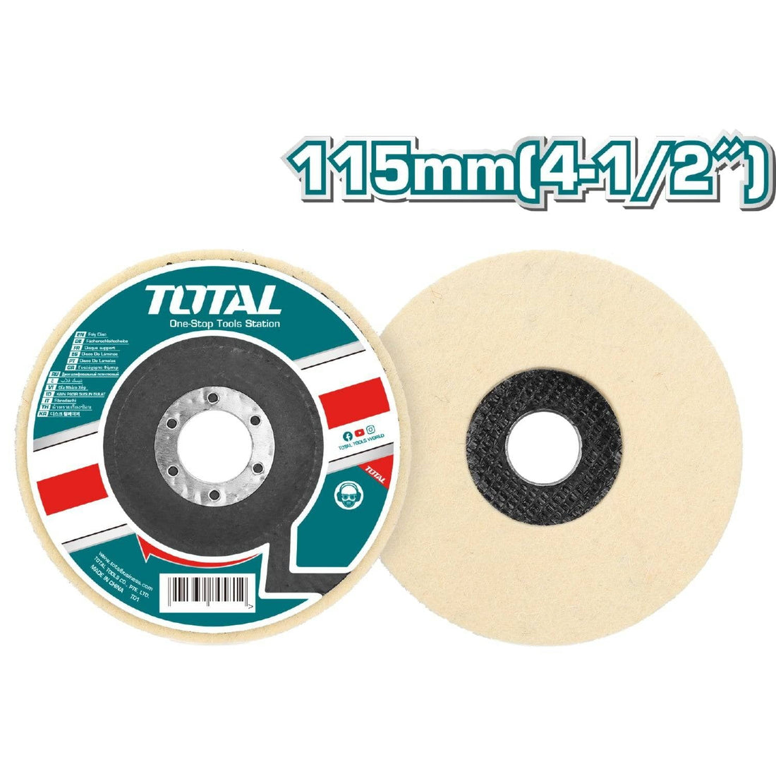 DISCO DE FIELTRO 4-1/2" SUPER TOTAL