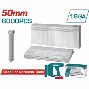 CLAVO 50MM PARA CLAVADORA NEUMATICA 6000 PZS TOTAL (TAC918506)