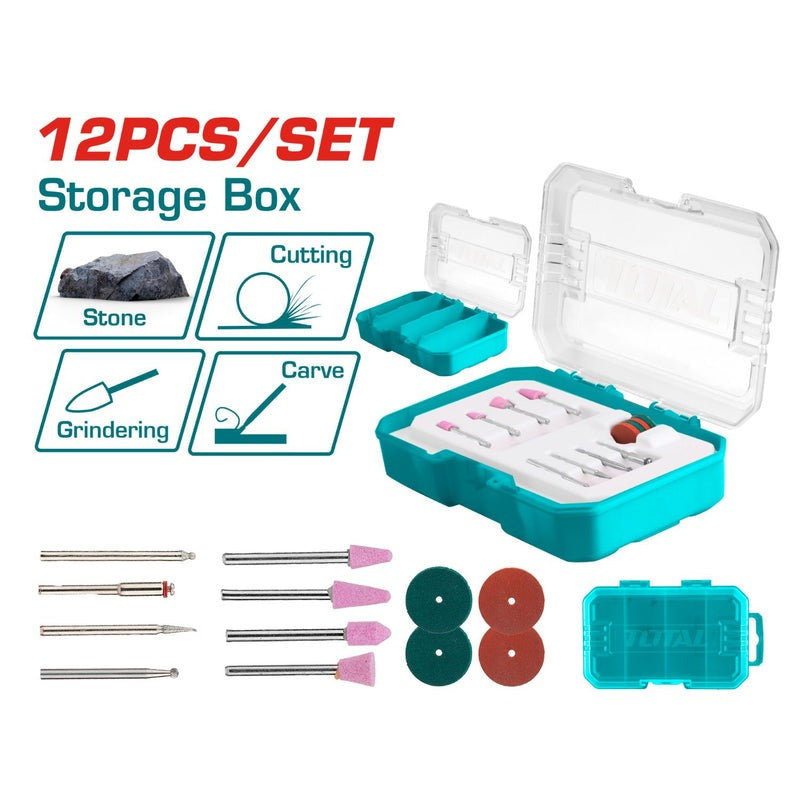 ACCESORIO MOTO TOOL JUEGO X 12 PIEZAS TOTAL