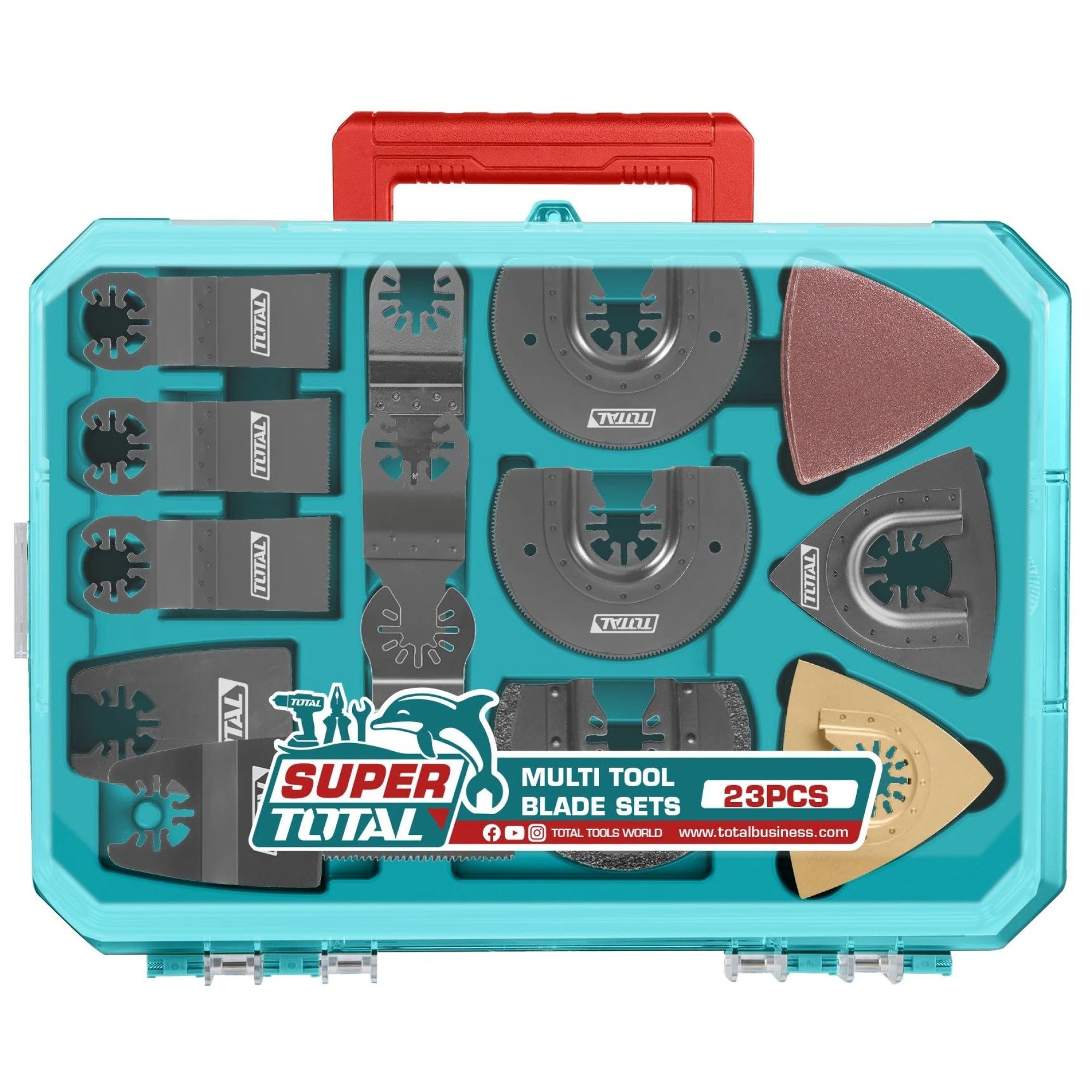 ACCESORIOS X 23 PIEZAS PARA MULTIHERRAMIENTA INDUSTRIAL SUPER TOTAL