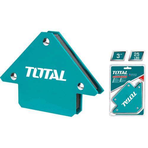 ESCUADRA MAGNETICA 3" (25LB) PARA SOLDAR / 3 ANGULOS (TOTAL)