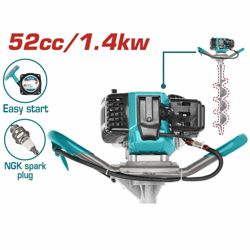 AHOYADOR 52CC 1.4KW A GASOLINA 2 TIEMPOS SUPER TOTAL (TEA55221-1)