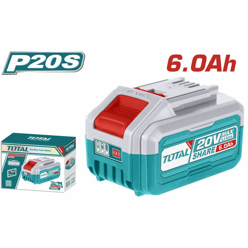 BATERIA 20V 6.0AH INDUSTRIAL ION LITHIUM INDUSTRIAL SUPER TOTAL (TFBLI2060)