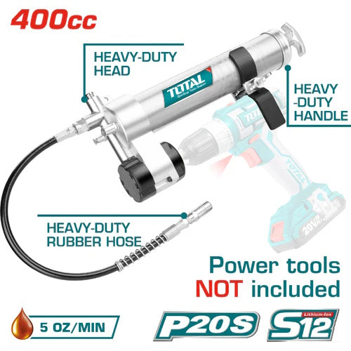 ENGRASADORA 400CC PARA ADAPTAR A TALADRO INALAMBRICO/ INDUSTRIAL (TOTAL)