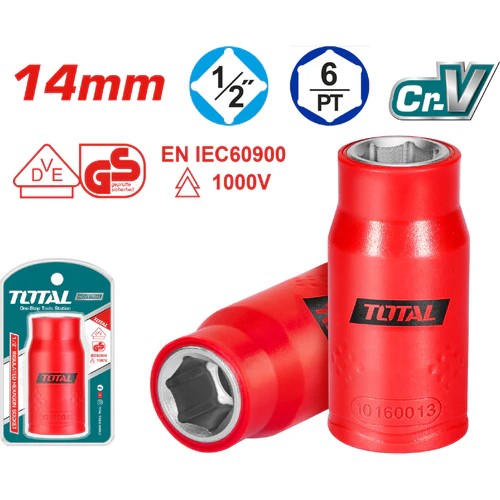 COPA 1/2"-6P (14 MM) AISLADO 1000V (TOTAL)