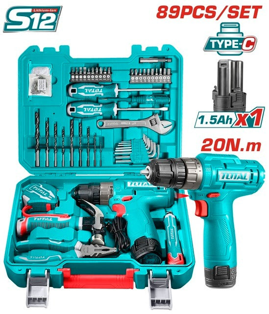JUEGO DE HERRAMIENTAS X 89PZS (TOTAL)