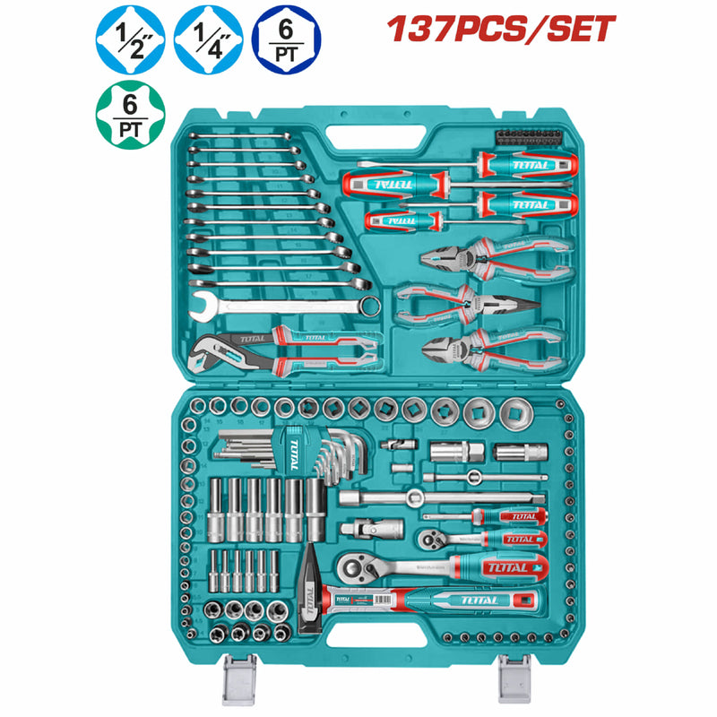 RACHE CON COPAS  1/2,1/4  X 137 PZS INDUSTRIAL SUPER TOTAL (THKTHP21376)