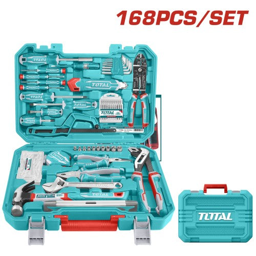 JUEGO DE HERRAMIENTAS 168 PZS SUPER TOTAL (THKTHP21686)