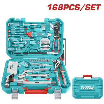 JUEGO DE HERRAMIENTAS 168 PZS SUPER TOTAL (THKTHP21686)
