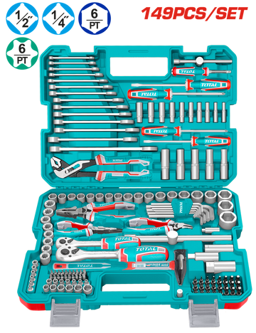 RACHE CON COPAS 1/2,1/4,X 149 PZS INDUSTRIAL SUPER TOTAL (THKTHP61497)