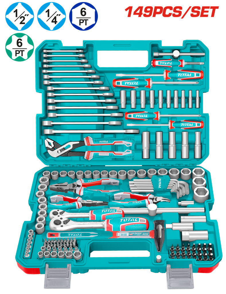 RACHE CON COPAS 1/2,1/4,X 149 PZS INDUSTRIAL SUPER TOTAL (THKTHP61497)