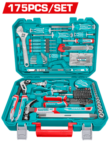 JUEGO DE HERRAMIENTAS X 175 PZS INDUSTRIAL TOTAL (THKTHP61757)