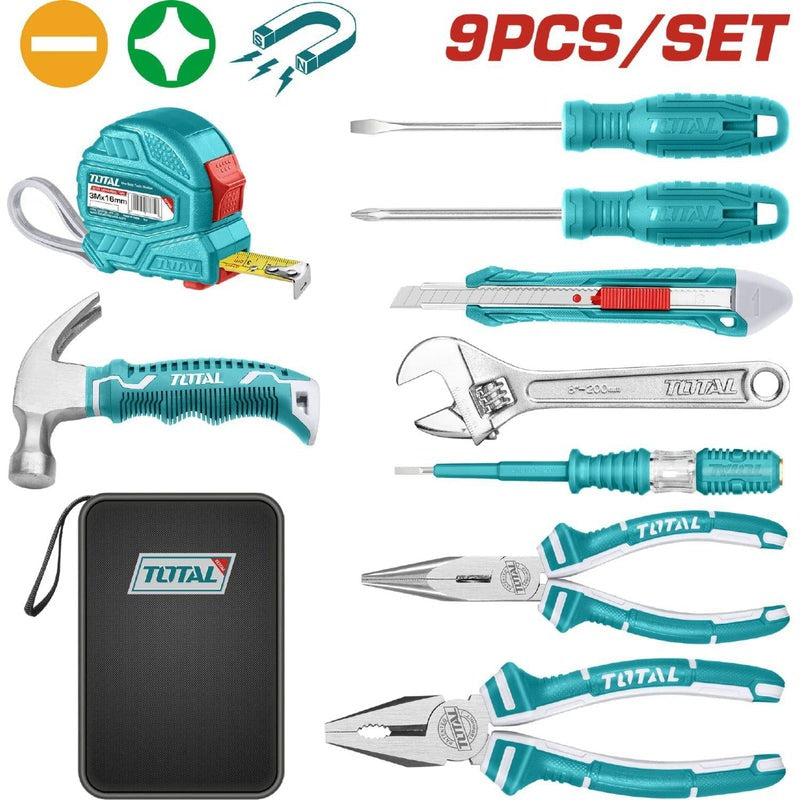KIT DE HERRAMIENTAS X 9 PZS TOTAL