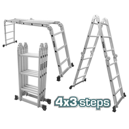 ESCALERA MULTIPOSICIÓN 4X3 PASOS (3.36M) (TOTAL)