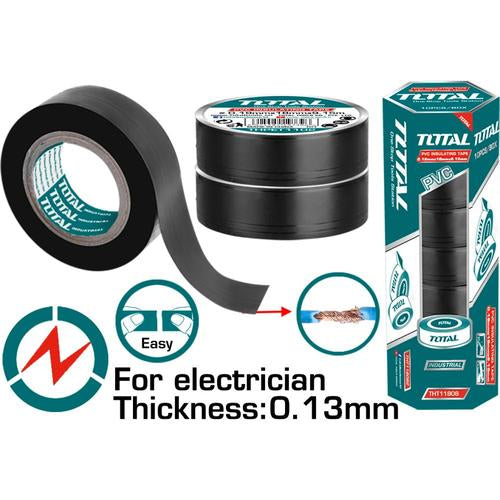 CINTA AISLANTE (9.15M X 18MM X 0.13MM)  (TOTAL)