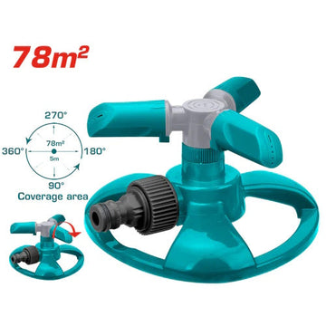 ASPERSOR ROTATIVO (3/4") PARA JARDIN / 3 SALIDAS (TOTAL)