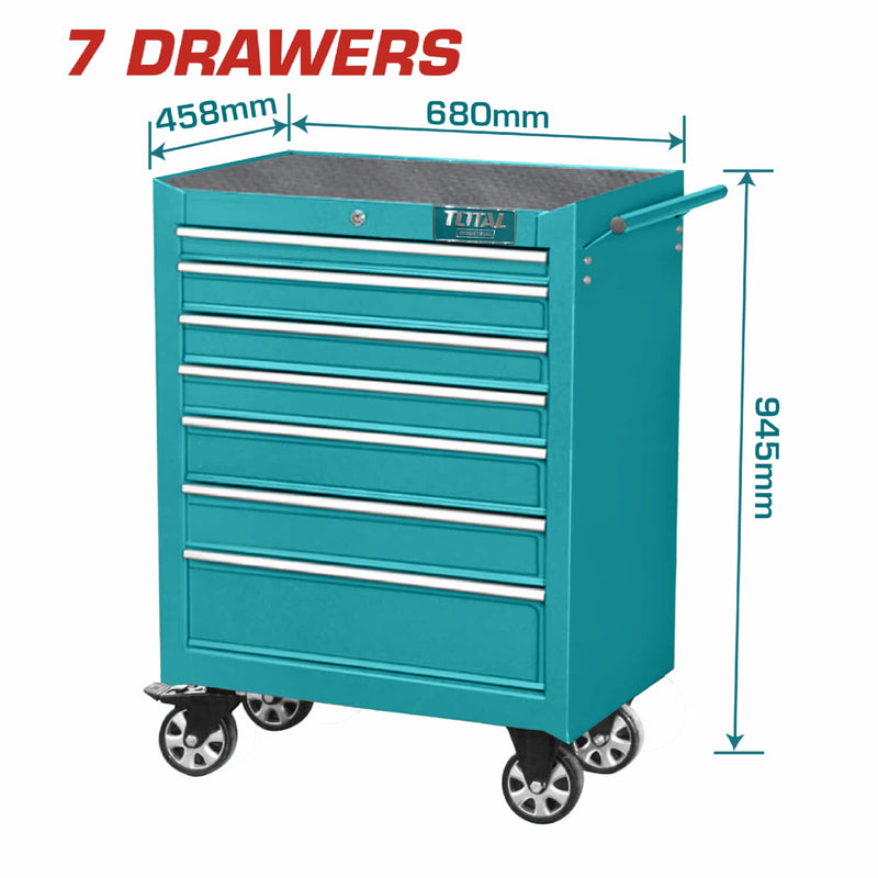 CARRO PARA HERRAMIENTAS 7 BANDEJAS (68 X 45.8 X80.2MM) INDUSTRIAL SUPER TOTAL (THRC02071P)