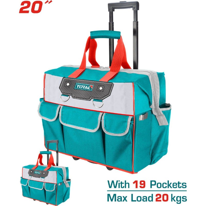MALETA PORTA HERRAMIENTA 20 INDUSTRIAL CAPACIDAD MAXIMA 20KG INDUSTRIAL SUPER TOTAL