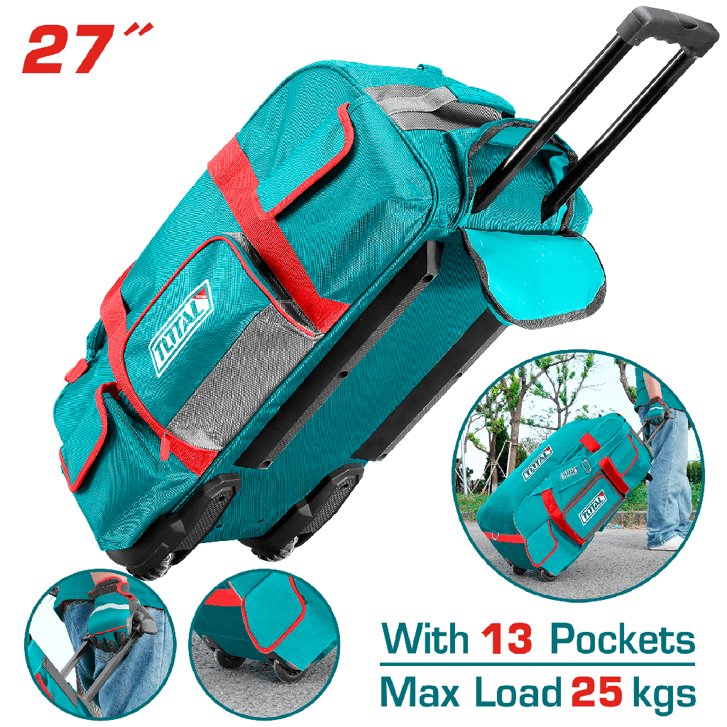 BOLSO DE HERRAMIENTA 27" CON RODACHINES CAP 27KG TOTAL (THRRTB2712)