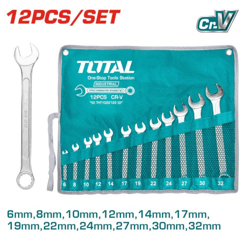 JUEGO DE LLAVES MIXTAS (6-32MM) X 12PZS / INDUSTRIAL (TOTAL)