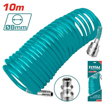 MANGUERA PARA COMPRESOR 10M 8MM 12BAR (TOTAL)