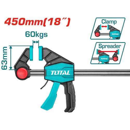 PRENSA RAPIDA 18" (63X450MM) (TOTAL)