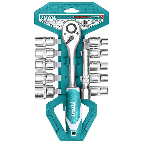 JUEGO DE COPAS CON RATCHET (1/2") X 12PZS (TOTAL)