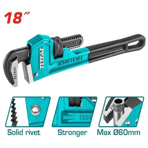LLAVE DE TUBO (18") TIPO INGLESA (TOTAL)