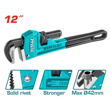 LLAVE DE TUBO (12") TIPO INGLESA (TOTAL)