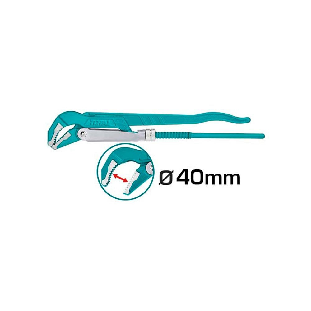LLAVE TUBO 1 SUECA 40 MM DE AGARRE TOTAL