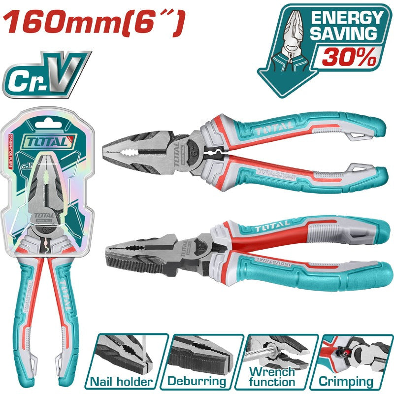 ALICATE 6" INDUSTRIAL CROMO VANADIUM TOTAL
