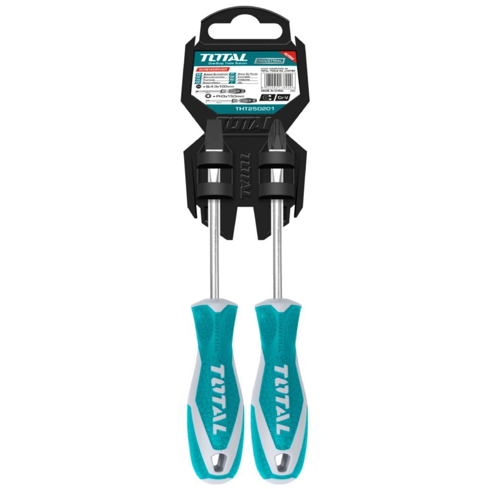 JUEGO DE DESTORNILLADORES SUPER SELECT X 2PZS (TOTAL)