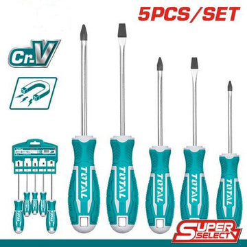 JUEGO DE DESTORNILLADORES CR-V X 5PZS / SUPER SELECT  (TOTAL)