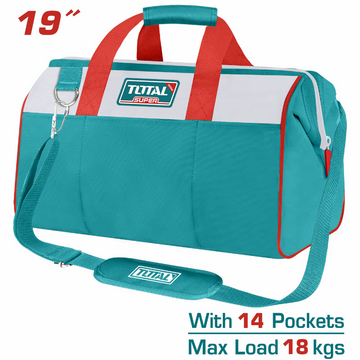 BOLSO DE HERRAMINETAS 19" 14 BOLSILLOS SUPER SELECT TOTAL (THT261925)