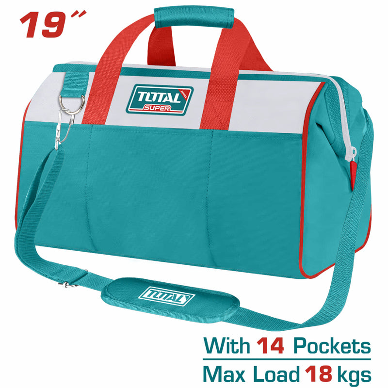 BOLSO DE HERRAMINETAS 19" 14 BOLSILLOS SUPER SELECT TOTAL (THT261925)
