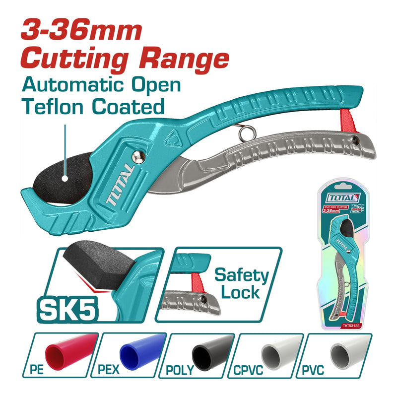 CORTA TUBO PVC 210MM SUPER TOTAL (THT53135)