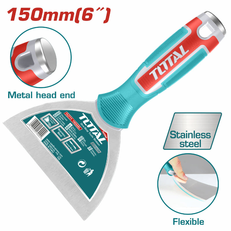 ESPATULA (150MM) ACERO INOX (TOTAL)