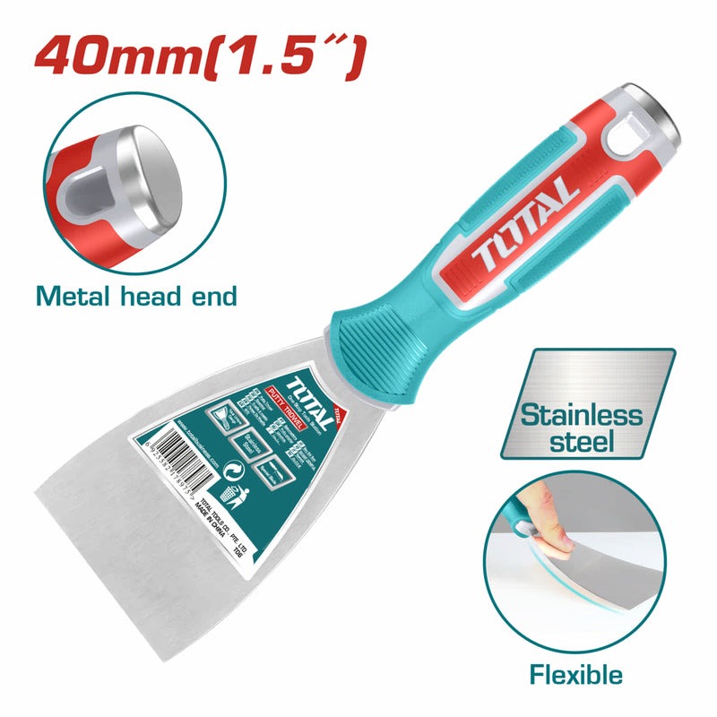 ESPATULA 1.5" MANGO PLASTICO INDUSTRIAL SUPER  TOTAL