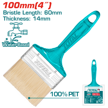 BROCHA 4" MANGO PLASTICO TOTAL