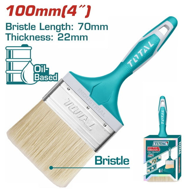 BROCHA 4" MANGO PLASTICO INDUSTRIAL TOTAL
